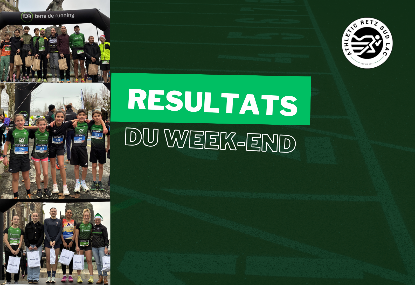 Résultats du week-end 13/14 Décembre