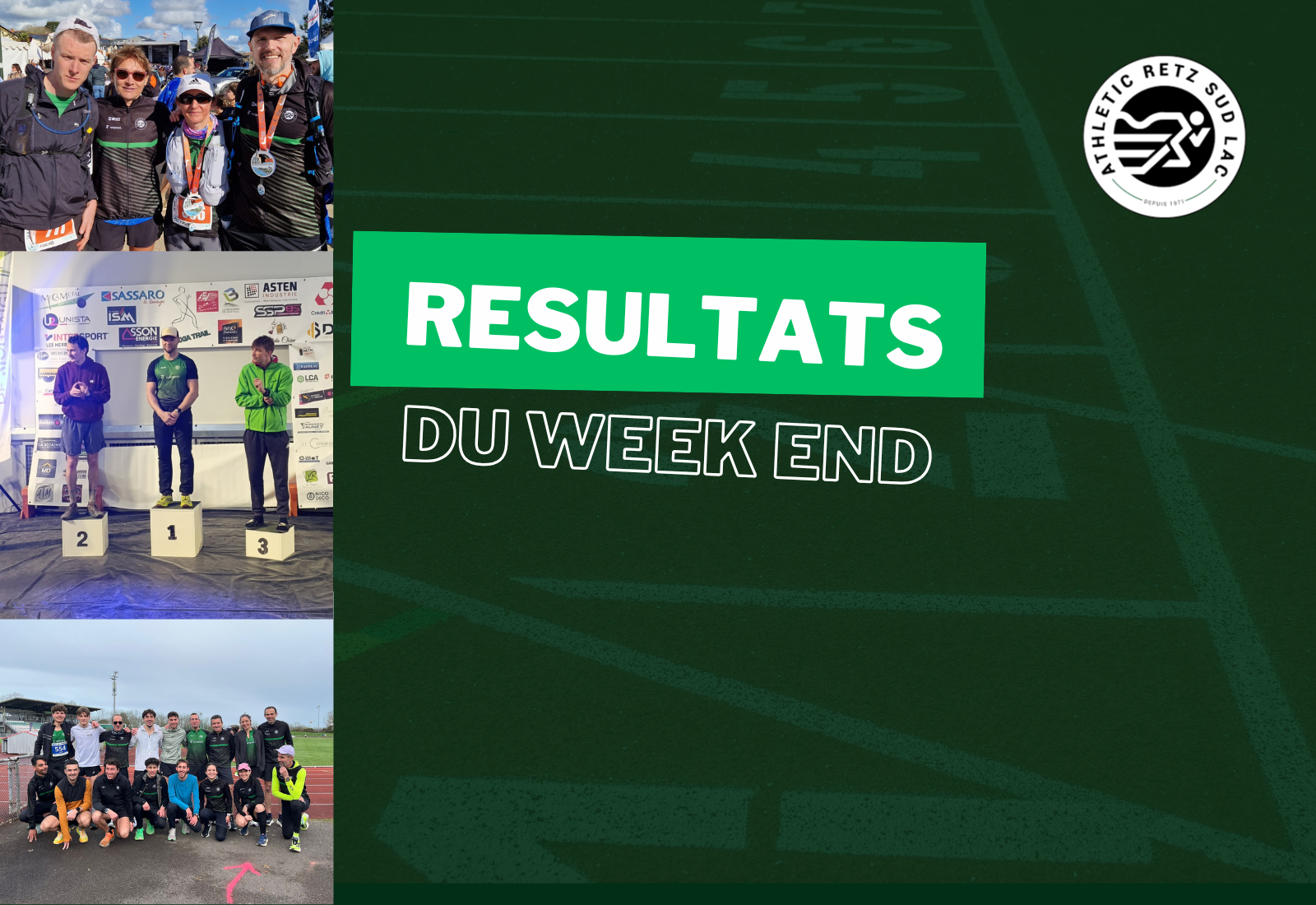 Résultats du week-end 28/02-01/03