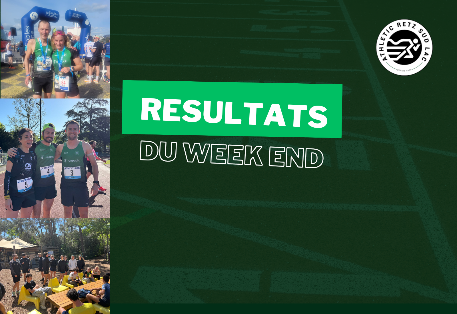 Résultats du week-end 18/19 Avril