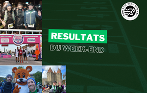 Résultats du week-end du 25 et 26 Octobre