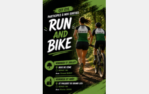 Sortie run an bike du 17 juillet, les inscriptions sont lancées…