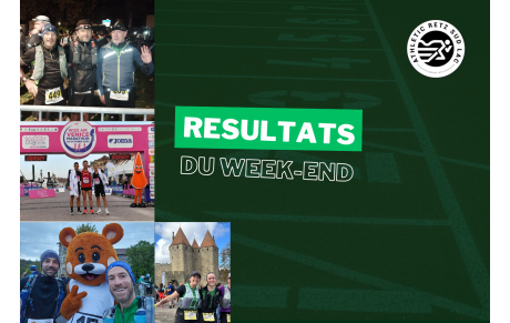 Résultats du week-end du 25 et 26 Octobre